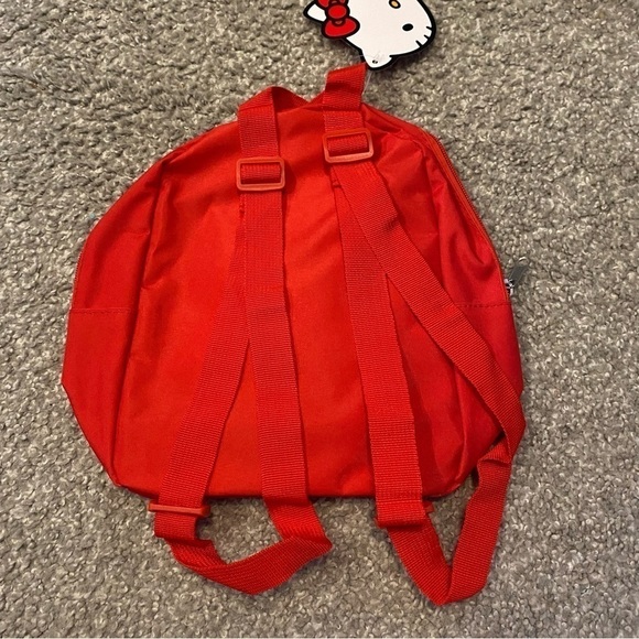 Hello Kitty Christmas Tree Mini Backpack Book Bag NEW Green Red Holiday - Picture 3 of 3